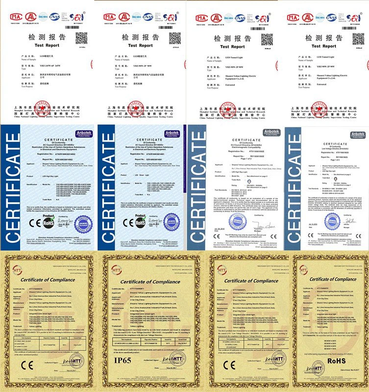 Solar light certificates