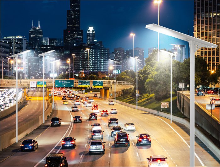led solar street light