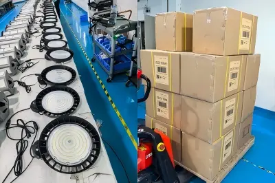 50 Dimmable UFO High Bay Lights Have Been Shipped to the United States 50 Dimmable UFO High Bay Lights Have Been Shipped to the United States